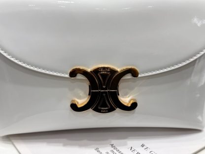 REPLICA CELINE TEEN NINO BAG IN SHINY CALFSKIN 118113 WHITE #3976 - Image 12