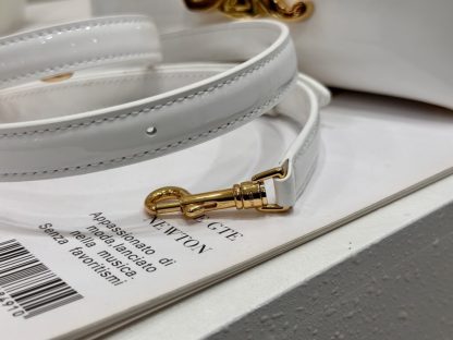 REPLICA CELINE TEEN NINO BAG IN SHINY CALFSKIN 118113 WHITE #3976 - Image 11