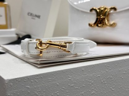 REPLICA CELINE TEEN NINO BAG IN SHINY CALFSKIN 118113 WHITE #3976 - Image 15