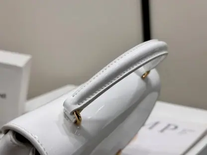 REPLICA CELINE TEEN NINO BAG IN SHINY CALFSKIN 118113 WHITE #3976 - Image 16