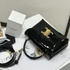 REPLICA CELINE TEEN NINO BAG IN SHINY CALFSKIN 118113 BLACK #3975 - Image 2