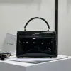 REPLICA CELINE TEEN NINO BAG IN SHINY CALFSKIN 118113 BLACK #3975 - Image 6