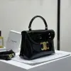 REPLICA CELINE TEEN NINO BAG IN SHINY CALFSKIN 118113 BLACK #3975 - Image 7