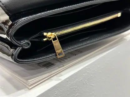 REPLICA CELINE TEEN NINO BAG IN SHINY CALFSKIN 118113 BLACK #3975 - Image 11