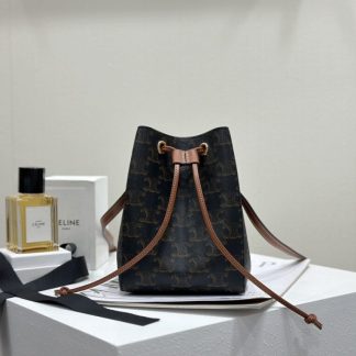 REPLICA CELINE MICRO SAILOR IN TRIOMPHE CANVAS AND CALFSKIN #3946