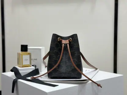 REPLICA CELINE MICRO SAILOR IN TRIOMPHE CANVAS AND CALFSKIN #3946