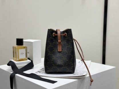 REPLICA CELINE MICRO SAILOR IN TRIOMPHE CANVAS AND CALFSKIN #3946 - Image 4