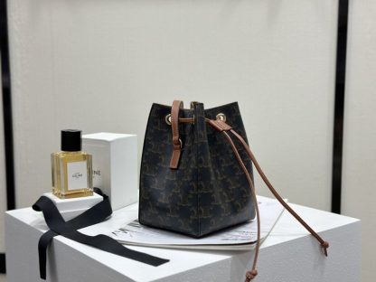 REPLICA CELINE MICRO SAILOR IN TRIOMPHE CANVAS AND CALFSKIN #3946 - Image 2