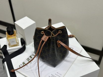 REPLICA CELINE MICRO SAILOR IN TRIOMPHE CANVAS AND CALFSKIN #3946 - Image 3