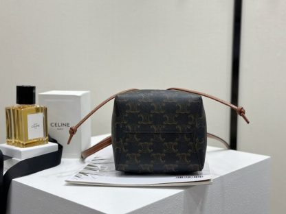 REPLICA CELINE MICRO SAILOR IN TRIOMPHE CANVAS AND CALFSKIN #3946 - Image 6