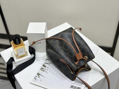 REPLICA CELINE MICRO SAILOR IN TRIOMPHE CANVAS AND CALFSKIN #3946 - Image 5