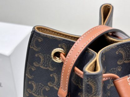 REPLICA CELINE MICRO SAILOR IN TRIOMPHE CANVAS AND CALFSKIN #3946 - Image 8