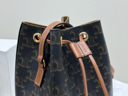 REPLICA CELINE MICRO SAILOR IN TRIOMPHE CANVAS AND CALFSKIN #3946 - Image 10