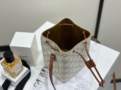 REPLICA CELINE MICRO SAILOR IN TRIOMPHE CANVAS AND CALFSKIN #3945 - Image 12