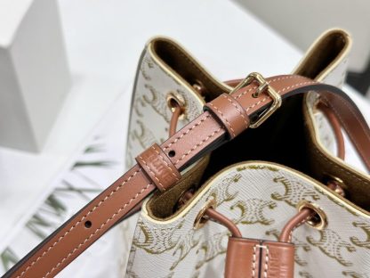 REPLICA CELINE MICRO SAILOR IN TRIOMPHE CANVAS AND CALFSKIN #3945 - Image 10