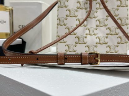 REPLICA CELINE MICRO SAILOR IN TRIOMPHE CANVAS AND CALFSKIN #3945 - Image 5
