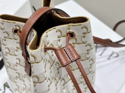 REPLICA CELINE MICRO SAILOR IN TRIOMPHE CANVAS AND CALFSKIN #3945 - Image 6