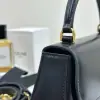 REPLICA CELINE TEEN CELINE LOLA IN SHINY CALFSKIN 119533 BLACK #3971 - Image 2