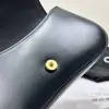 REPLICA CELINE TEEN CELINE LOLA IN SHINY CALFSKIN 119533 BLACK #3971 - Image 7