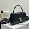 REPLICA CELINE TEEN CELINE LOLA IN SHINY CALFSKIN 119533 BLACK #3971 - Image 9