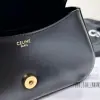 REPLICA CELINE TEEN CELINE LOLA IN SHINY CALFSKIN 119533 BLACK #3971 - Image 13
