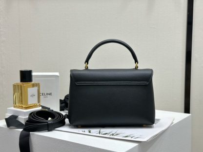 REPLICA CELINE TEEN NINO BAG IN SUPPLE CALFSKIN 118113 BLACK #3973 - Image 7