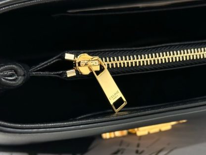 REPLICA CELINE TEEN NINO BAG IN SUPPLE CALFSKIN 118113 BLACK #3973 - Image 5