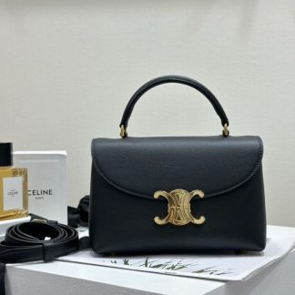 REPLICA CELINE TEEN NINO BAG IN SUPPLE CALFSKIN 118113 BLACK #3973