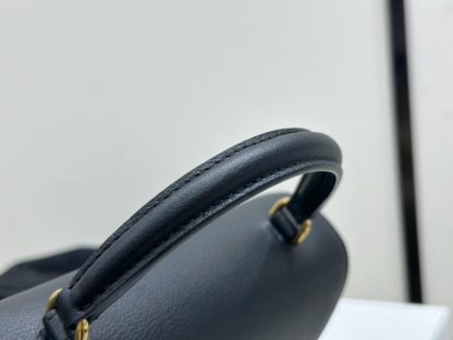 REPLICA CELINE TEEN NINO BAG IN SUPPLE CALFSKIN 118113 BLACK #3973 - Image 11