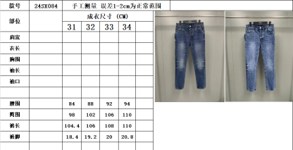  Prada Men's Five-pocket denim jeans #4060 - Image 9