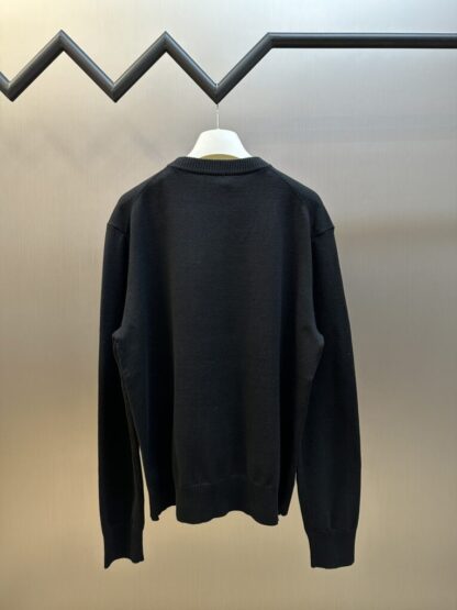  Dior Archives Labels Sweater For Men Black Wool Jersey #4111 - Image 3