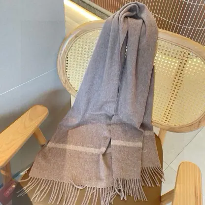 Loro Piana Cashmere Twelve Scarf #4018 - Image 5