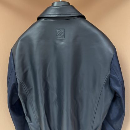  Louis Vuitton Leather Mix Blouson Jacket 1AFQL3 #4011 - Image 10