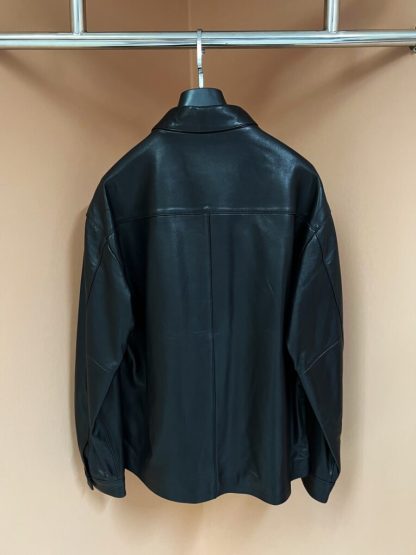  PRADA Nappa leather shirt 2025 With Buttons For Men #4005 - Image 9