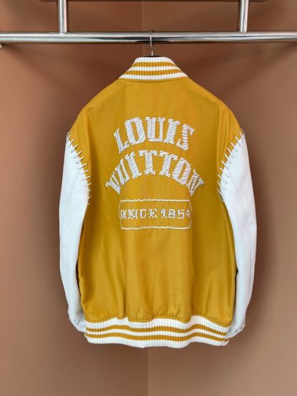  Louis Vuitton Embroidered Varsity Blouson 1AFXDD #4013 - Image 5