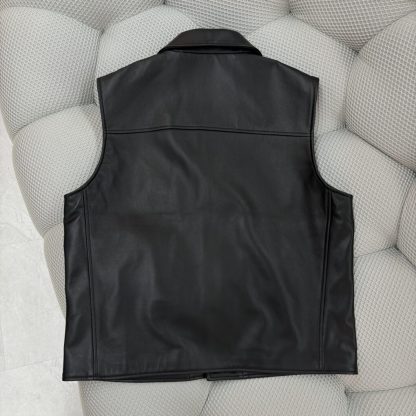  GIVENCHY Waistcoat in leather Vest For Men #4078 - Image 9