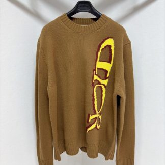 Replica DIOR AND LEWIS HAMILTON Sweater For Men Brown #4069