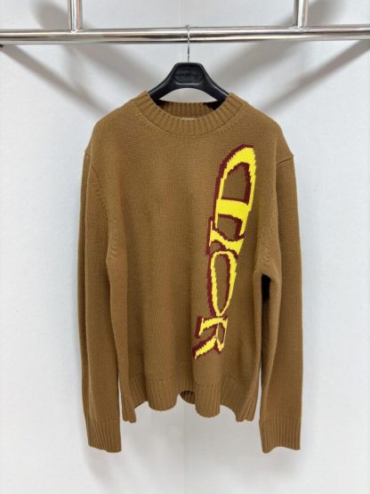 Replica DIOR AND LEWIS HAMILTON Sweater For Men Brown #4069