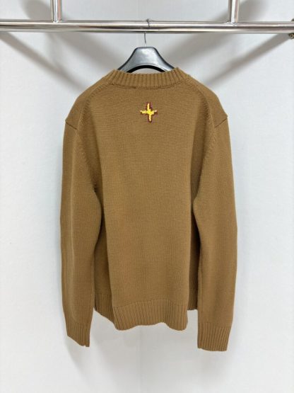  DIOR AND LEWIS HAMILTON Sweater For Men Brown #4069 - Image 2