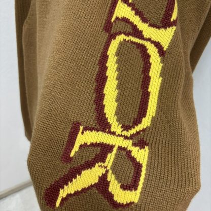  DIOR AND LEWIS HAMILTON Sweater For Men Brown #4069 - Image 6