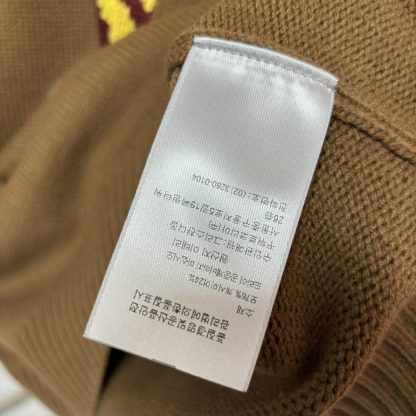  DIOR AND LEWIS HAMILTON Sweater For Men Brown #4069 - Image 9