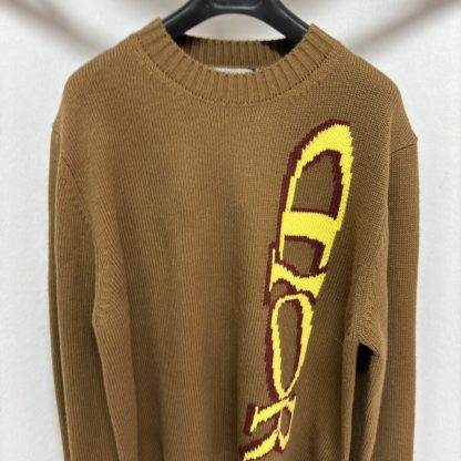 DIOR AND LEWIS HAMILTON Sweater For Men Brown #4069 - Image 8