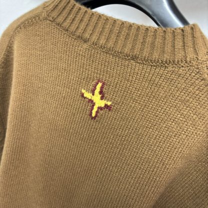  DIOR AND LEWIS HAMILTON Sweater For Men Brown #4069 - Image 3