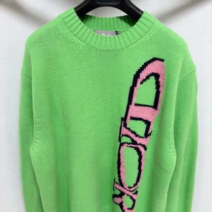  DIOR AND LEWIS HAMILTON Sweater For Men Green #4068 - Image 5