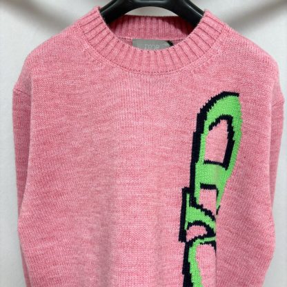  DIOR AND LEWIS HAMILTON Sweater For Men Pink #4067 - Image 5