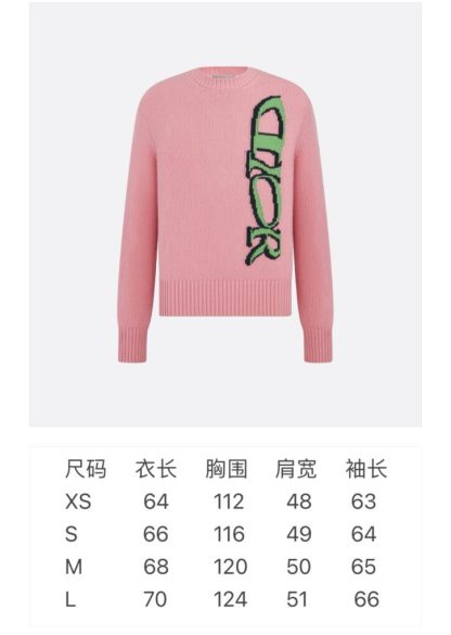  DIOR AND LEWIS HAMILTON Sweater For Men Pink #4067 - Image 9