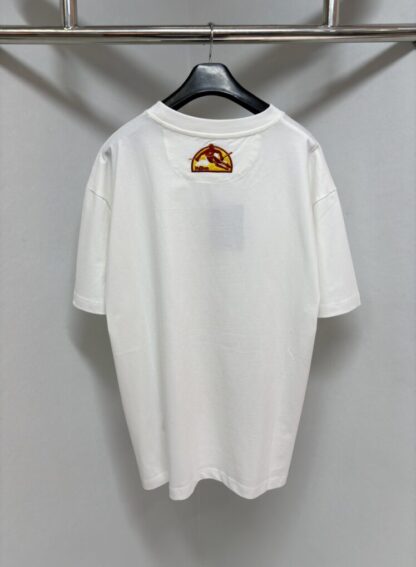  Louis Vuitton Men's Embellished Short-Sleeved Cotton Crewneck #4122 - Image 6