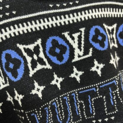  Louis Vuitton Men's Jacquard Wool Pullover Sweater #4126 - Image 3