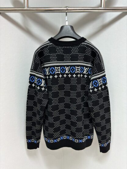  Louis Vuitton Men's Jacquard Wool Pullover Sweater #4126 - Image 4