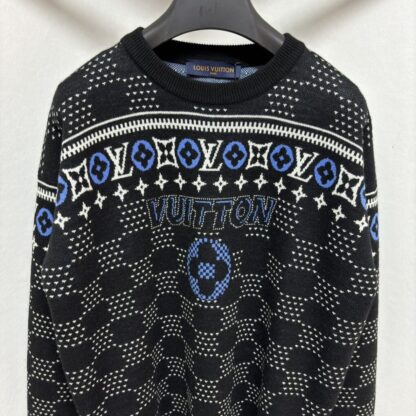  Louis Vuitton Men's Jacquard Wool Pullover Sweater #4126 - Image 6
